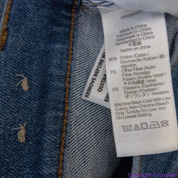 NEW Madewell Stovepipe Jeans in Leaside Wash, 27 - Picture 15 of 16
